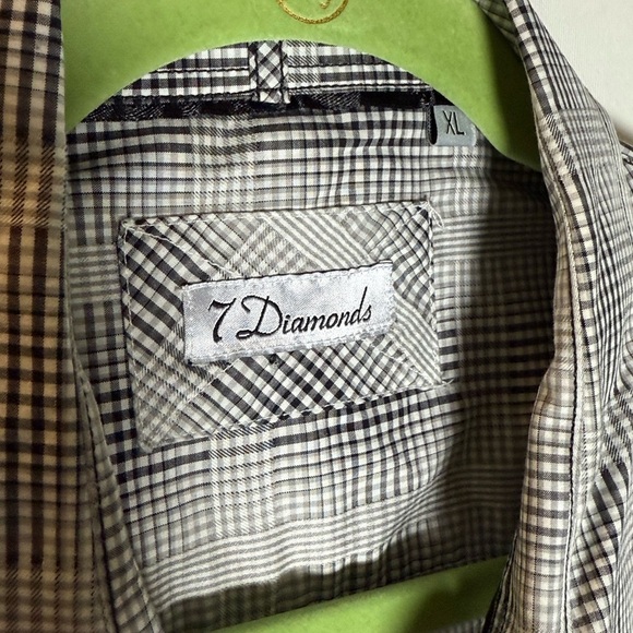 7 Diamonds snap button shirt • Men’s XL - Picture 2 of 9